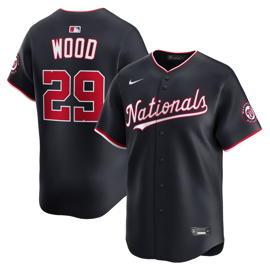 James Wood Washington Nationals Nike Alternate Limited Player Jersey - Navy
