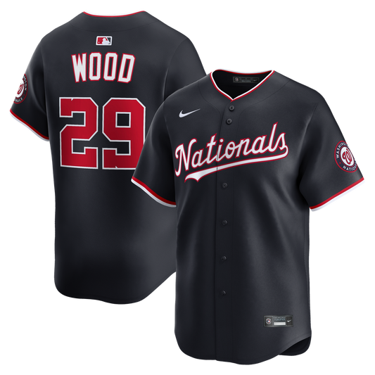 James Wood Washington Nationals Nike Alternate Limited Player Jersey - Navy