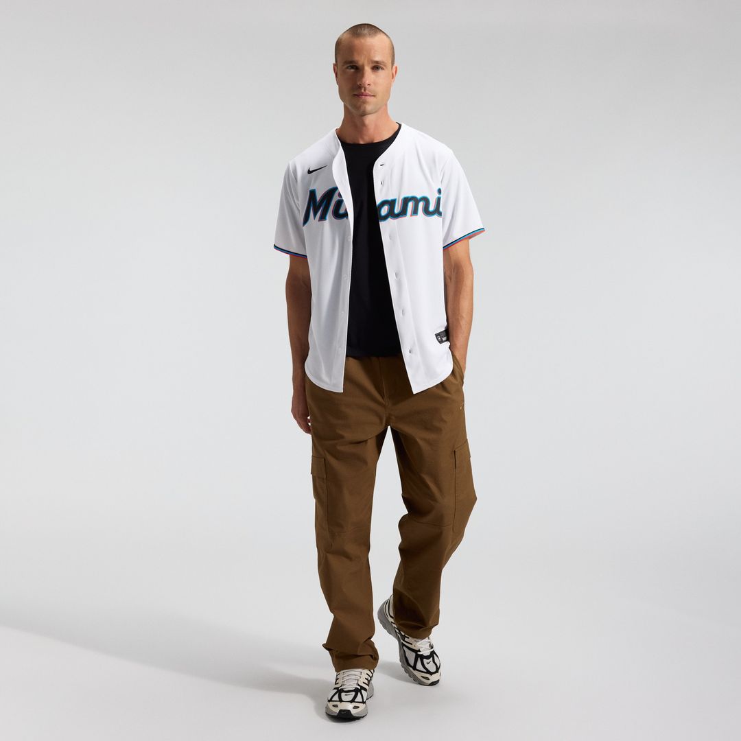 Miami Marlins Nike Home Replica Team Jersey - White