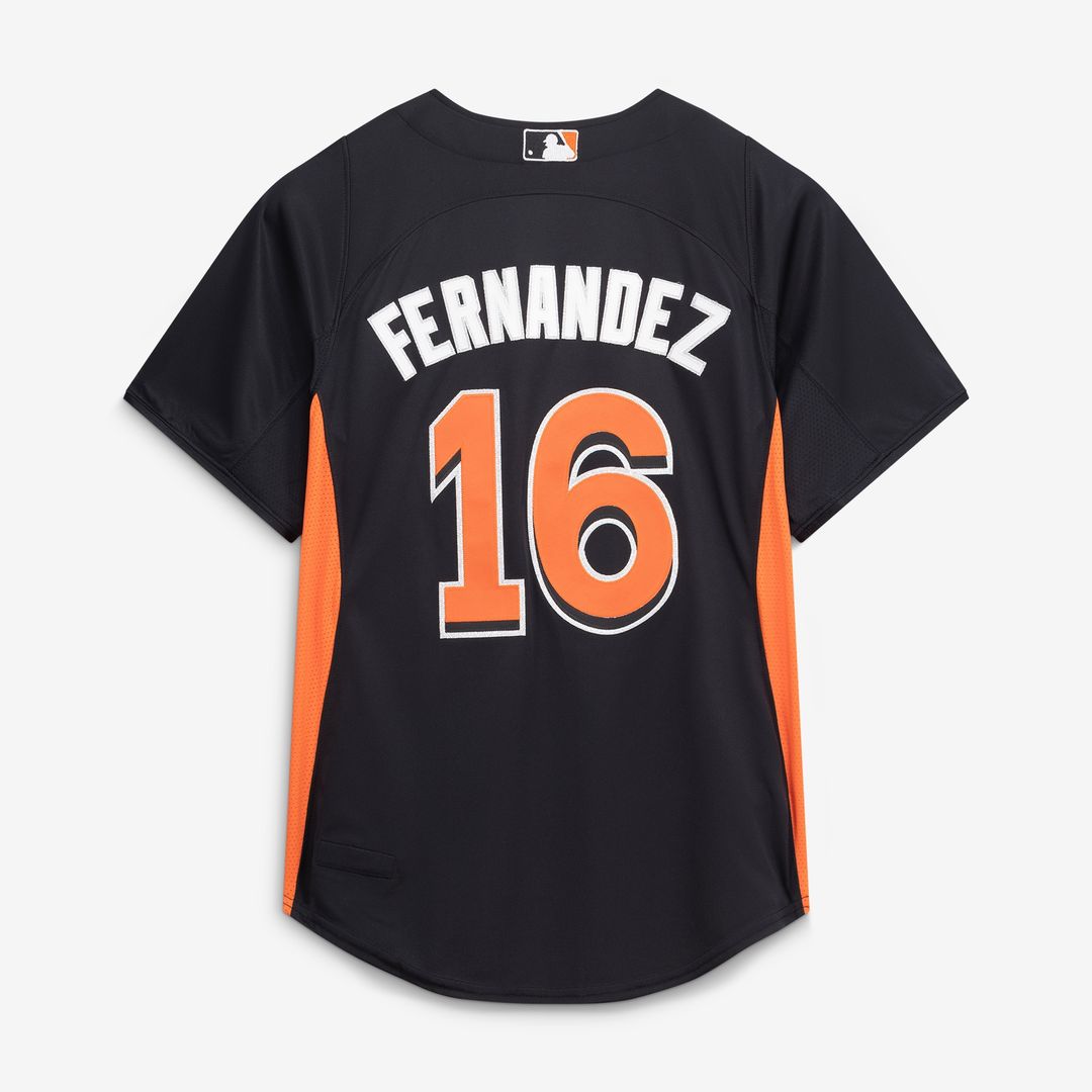 Jose Fernandez Miami Marlins Mitchell & Ness Authentic Batting Practice Jersey - Black