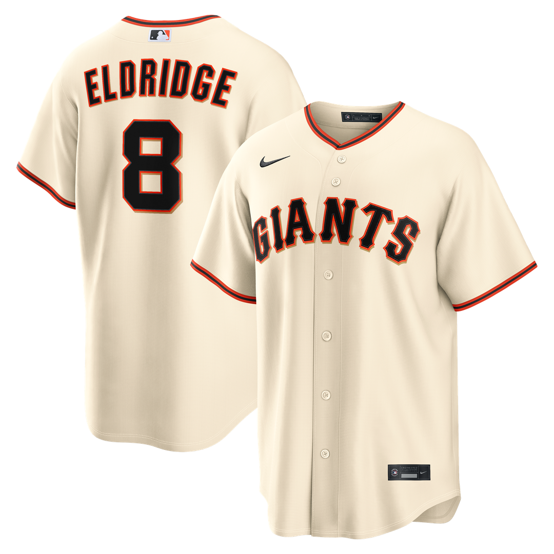 Bryce Eldridge San Francisco Giants Nike Home Replica Jersey - Cream