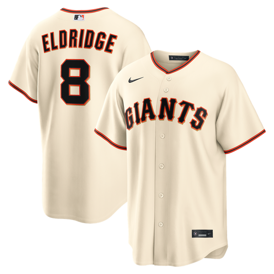 Bryce Eldridge San Francisco Giants Nike Home Replica Jersey - Cream