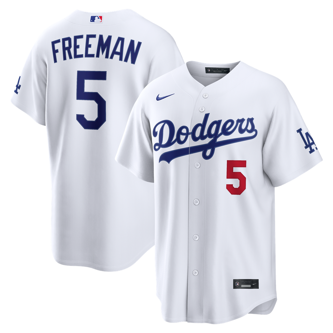 Freddie Freeman Los Angeles Dodgers Nike  Home Stadium Jersey - White