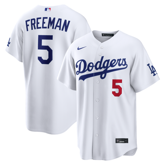 Freddie Freeman Los Angeles Dodgers Nike  Home Stadium Jersey - White