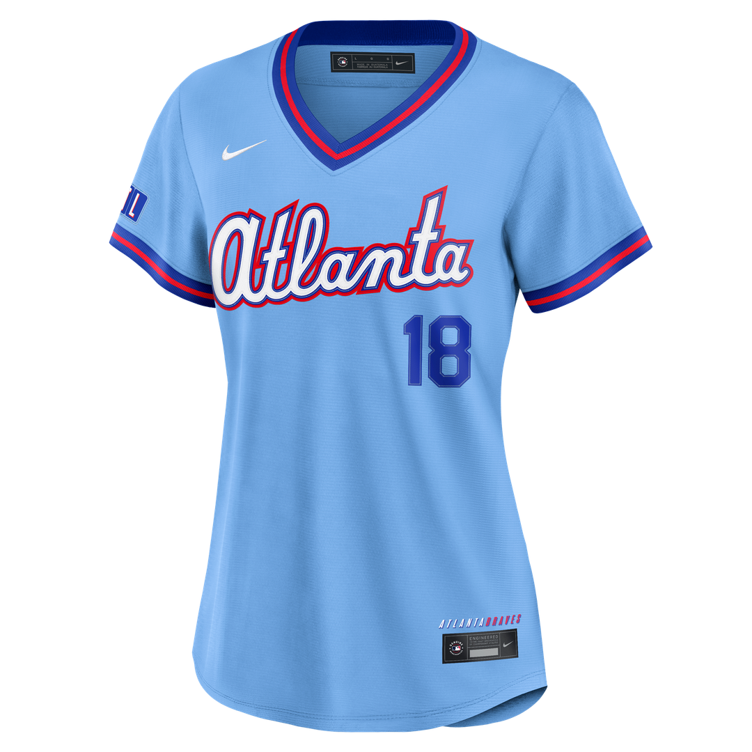 Mike Yastrzemski Atlanta Braves Nike Women's 2026 City Connect Stadium Jersey - Powder Blue