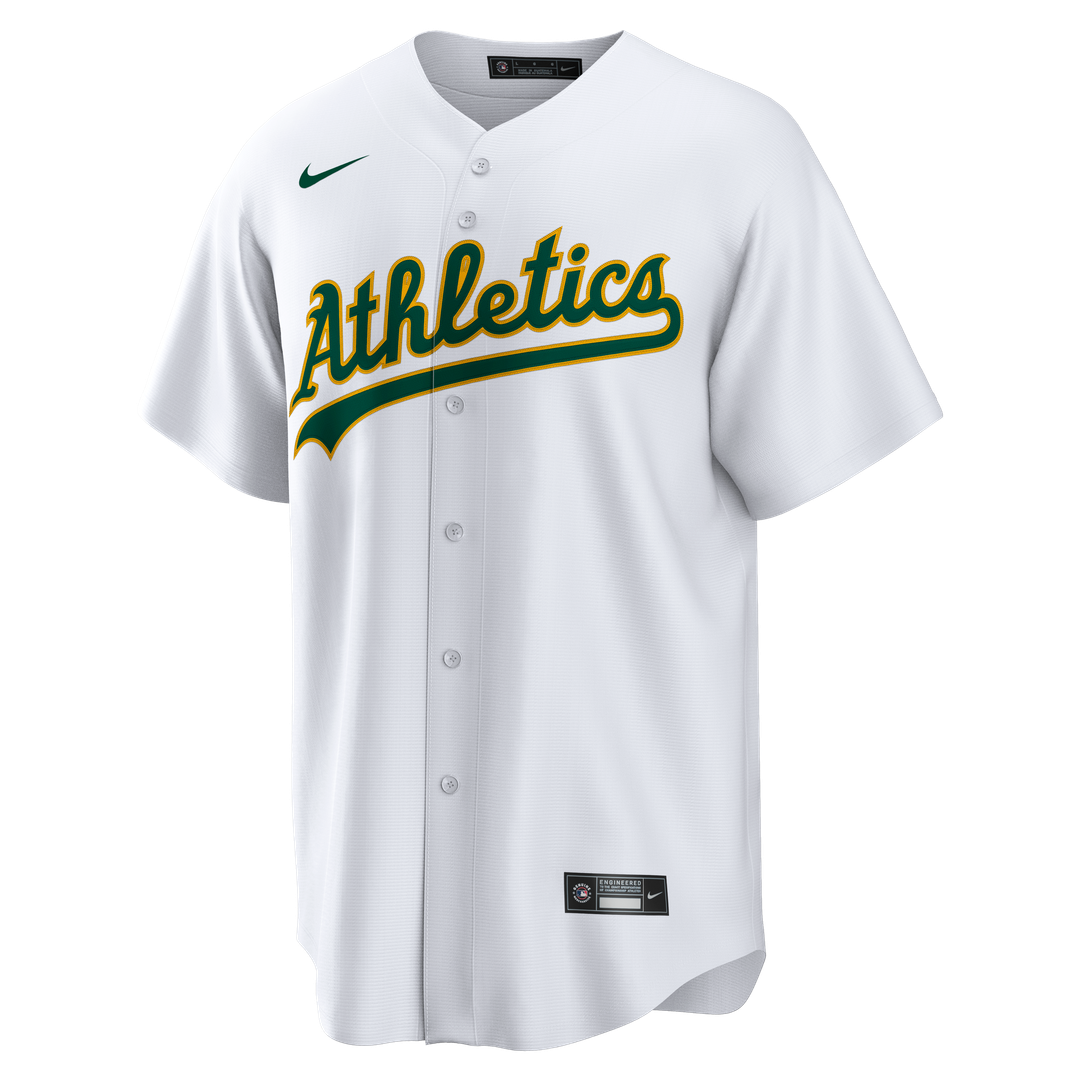 Athletics Nike Home Big & Tall Replica Jersey - White