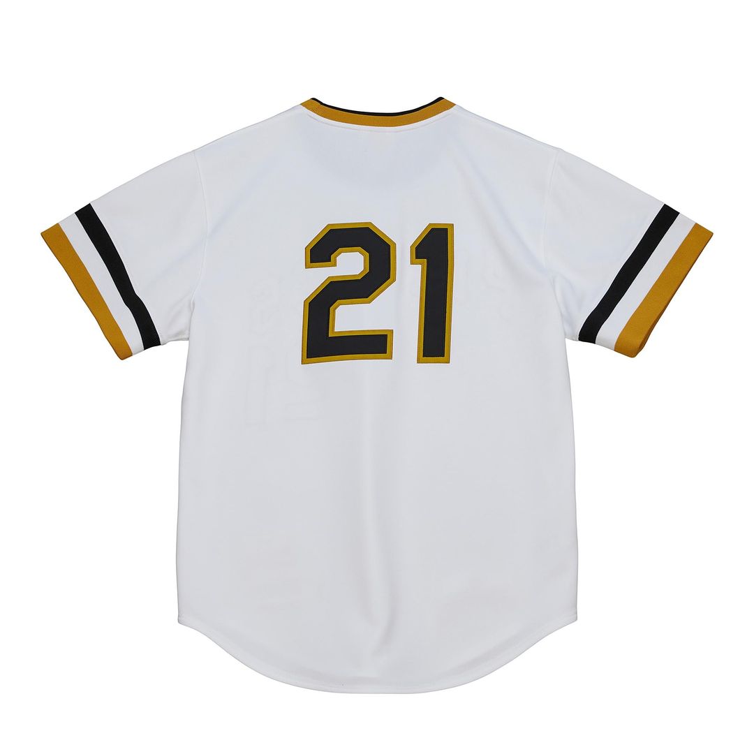 Roberto Clemente Pittsburgh Pirates Mitchell & Ness Cooperstown Collection Authentic Jersey - White