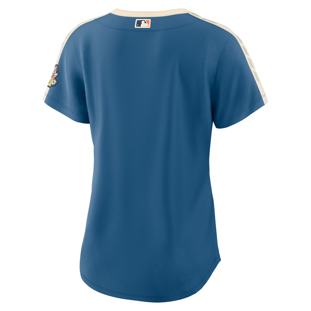 Milwaukee Brewers Nike Women's 2026 City Connect Stadium Jersey - Mineral Blue