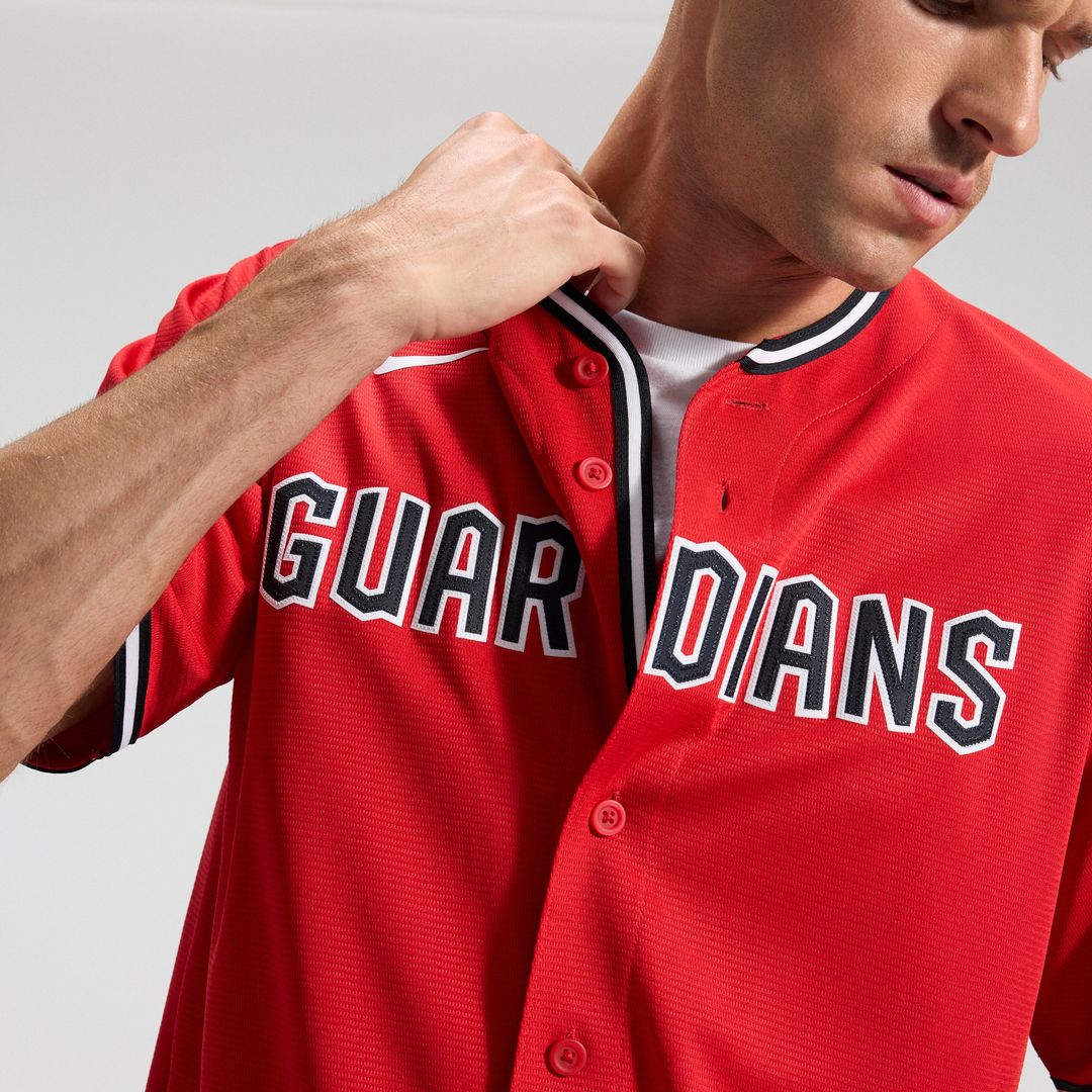 Cleveland Guardians Nike Alternate 2 Replica Jersey - Red