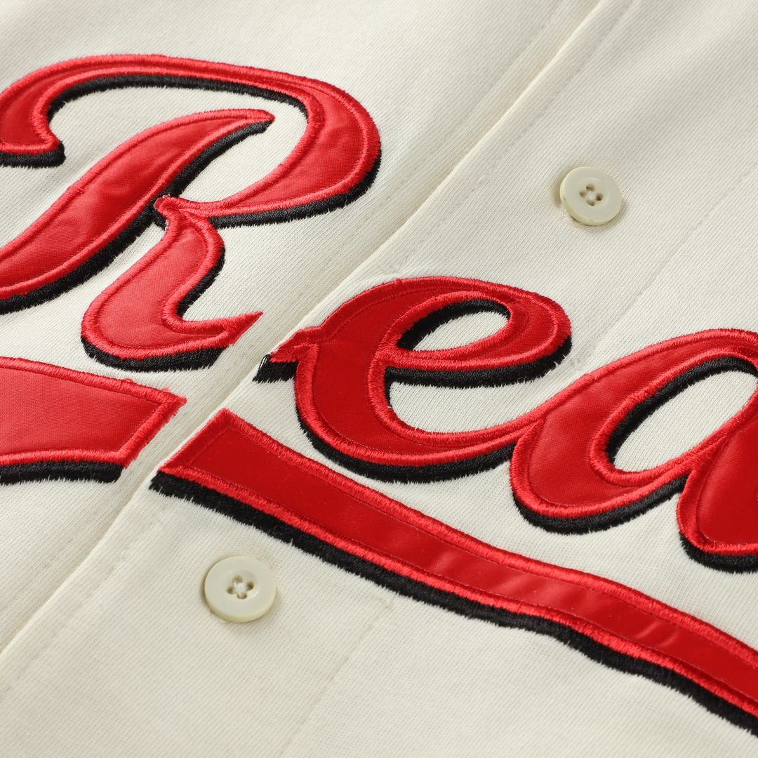 Cincinnati Reds Profile Big & Tall Two-Color Fashion Jersey - Cream/Red