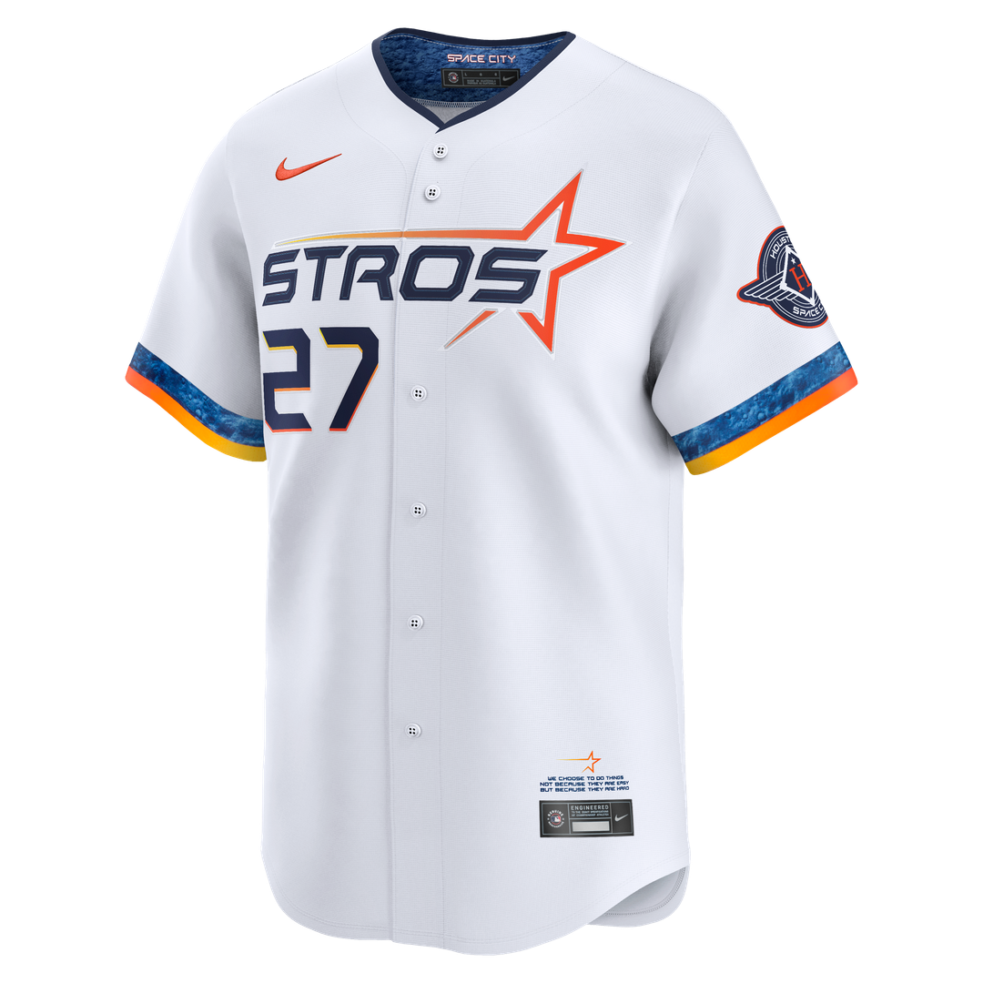 Jose Altuve Houston Astros Nike 2025 City Connect Limited Player Jersey - White