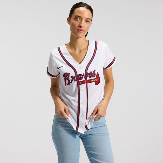 Atlanta Braves Nike Women's Home Replica Team Jersey - White