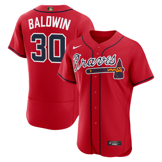 Drake Baldwin Atlanta Braves Nike MLB Awards Authentic Jersey - Red