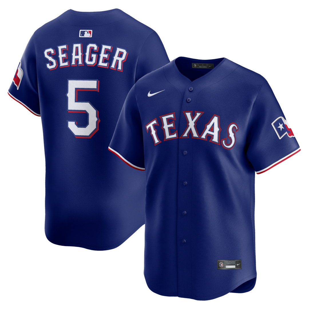 Corey Seager Texas Rangers Nike Alternate 2 Limited Jersey - Royal