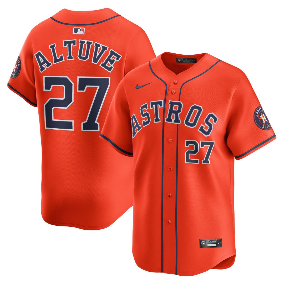 Jose Altuve Houston Astros Nike Home Limited Player Jersey - White