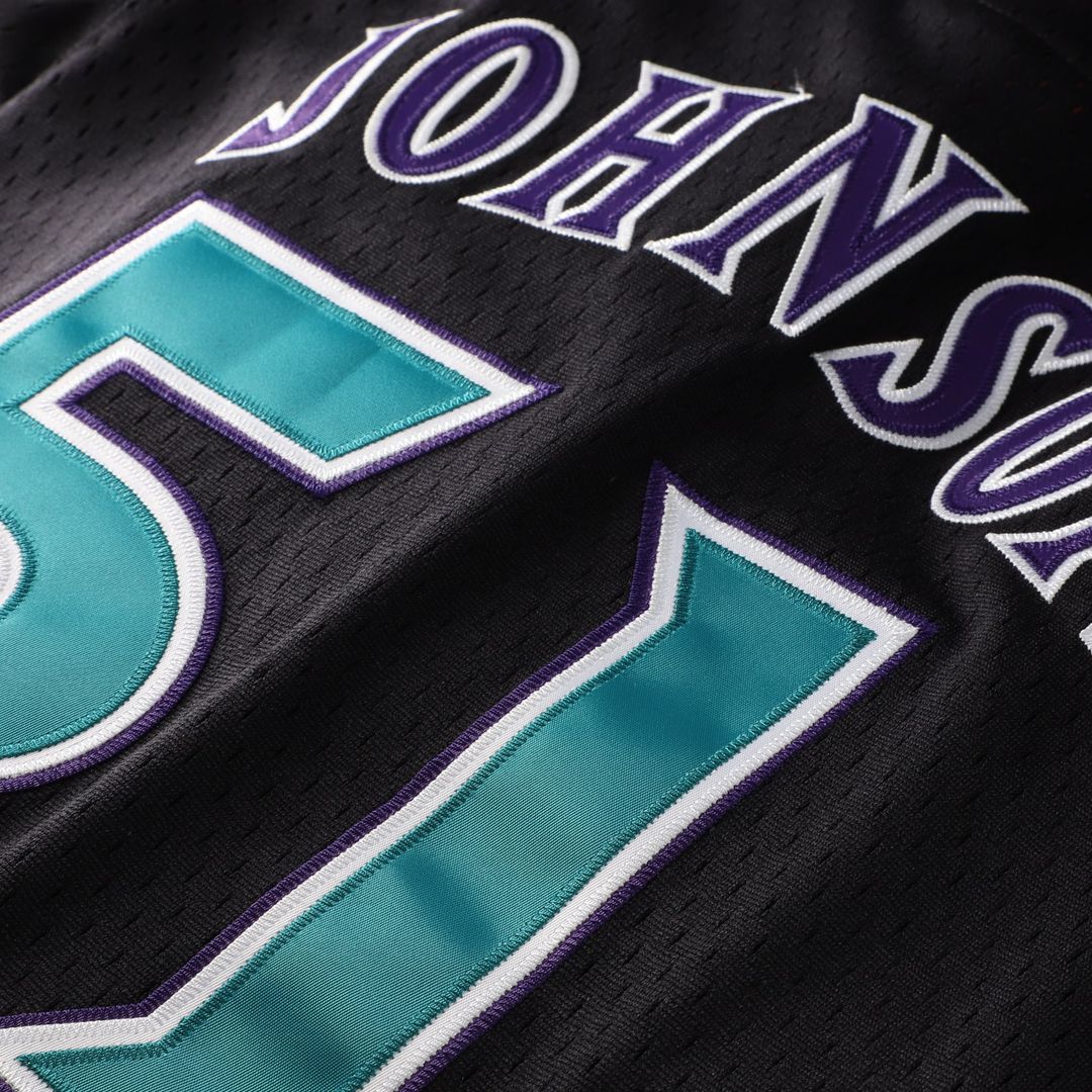 Randy Johnson Arizona Diamondbacks Mitchell & Ness Youth Cooperstown Collection Mesh Batting Practice Jersey - Black