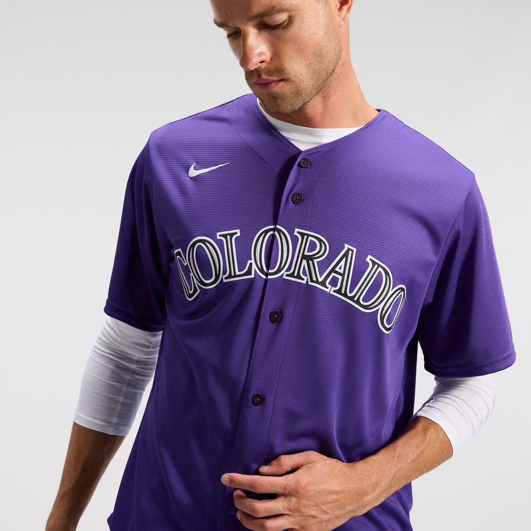 Colorado Rockies Nike Alternate Replica Team Jersey - Purple