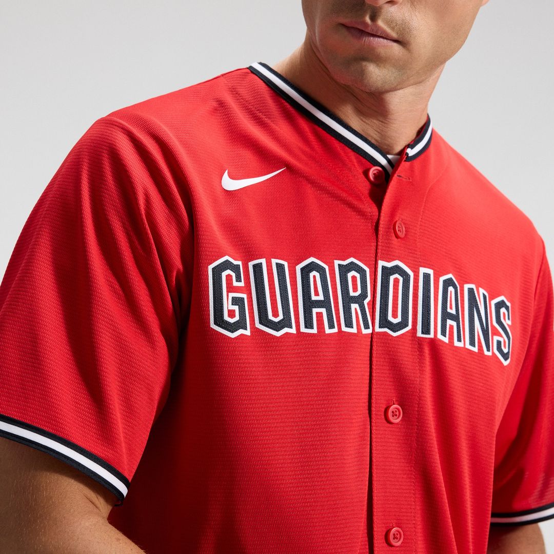 Cleveland Guardians Nike Alternate 2 Replica Jersey - Red