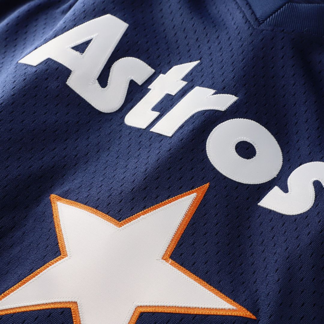 Nolan Ryan Houston Astros Mitchell & Ness Toddler Throwback Mesh Batting Practice Jersey - Navy