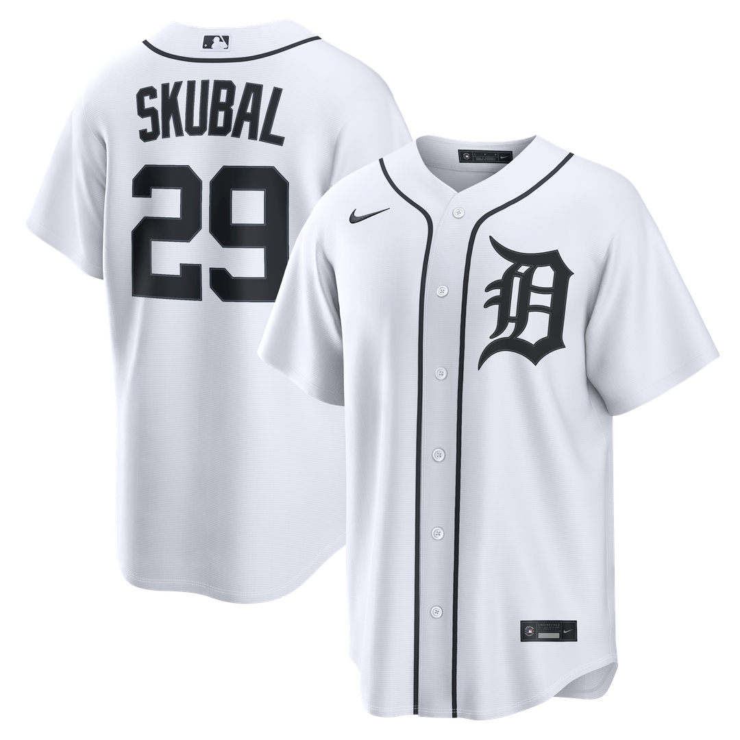 Tarik Skubal Detroit Tigers Nike Home Replica Jersey - White
