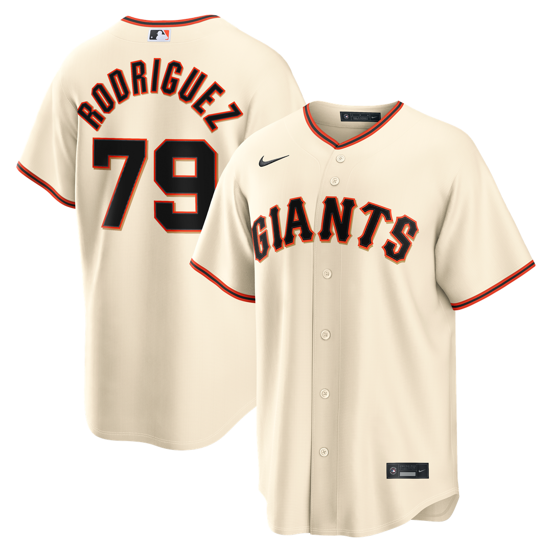 Jesus Rodriguez San Francisco Giants Nike Home Replica Jersey - Cream