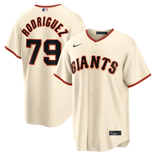 Jesus Rodriguez San Francisco Giants Nike Home Replica Jersey - Cream