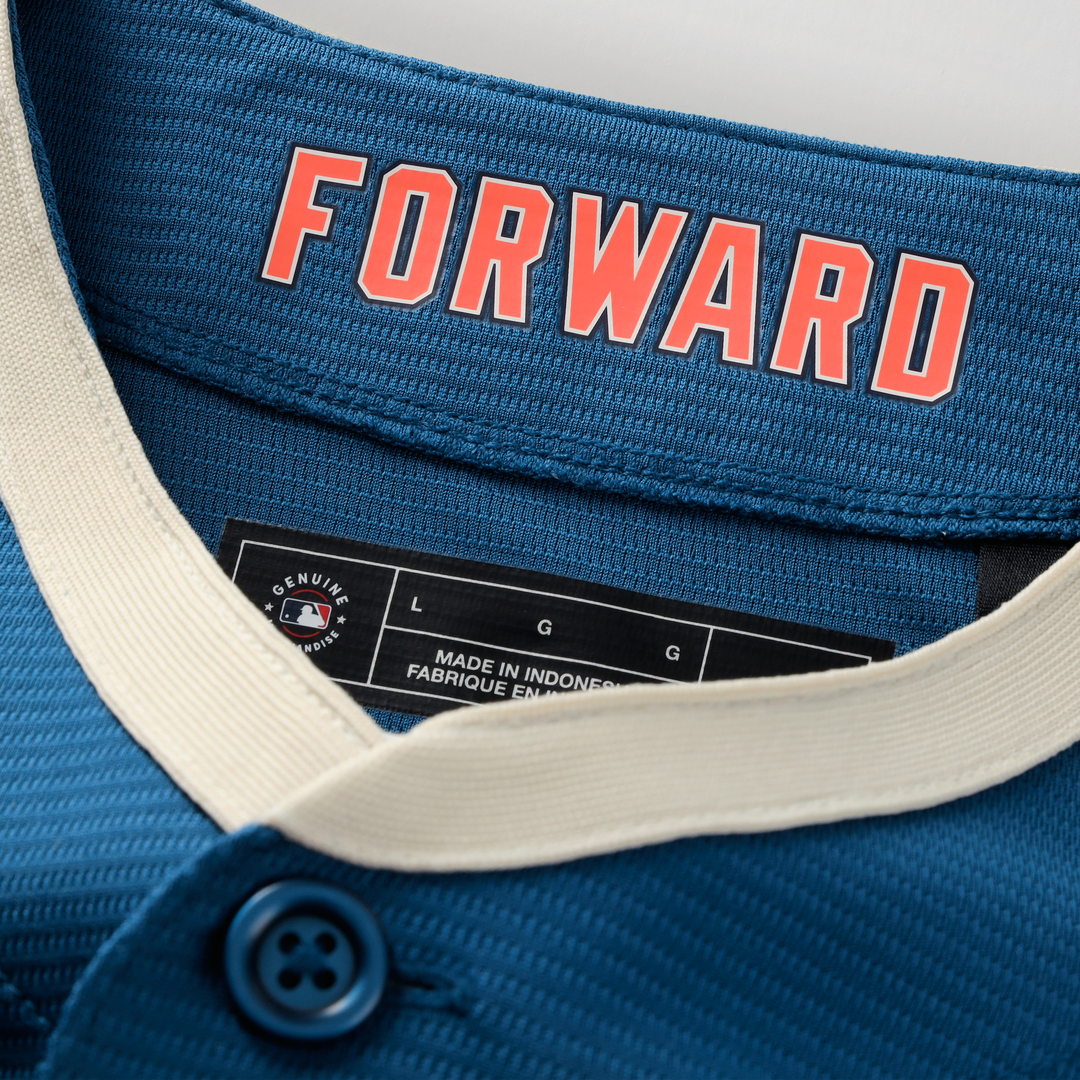 Brandon Woodruff Milwaukee Brewers Nike 2026 City Connect Stadium Jersey - Mineral Blue