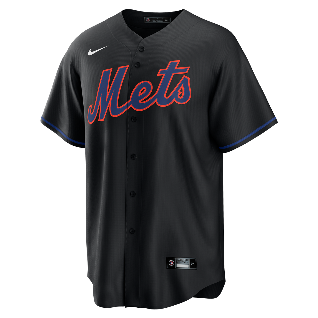 Starling Marte New York Mets Nike Alternate Replica Jersey - Black