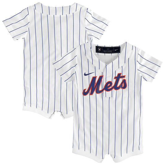 New York Mets Nike Infant Home Replica Romper Jersey - White