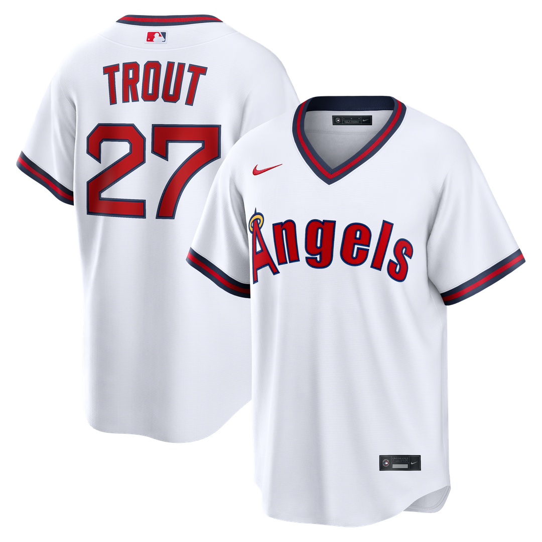 Mike Trout Los Angeles Angels Nike Alternate Replica Jersey - White