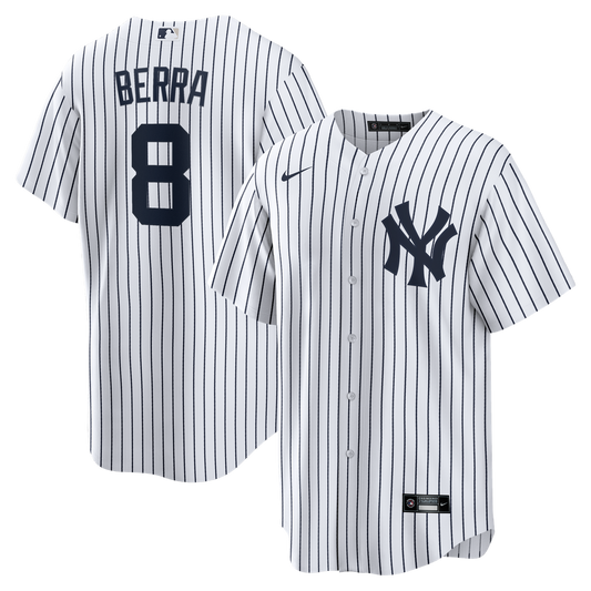 Yogi Berra New York Yankees Nike Home Retired Player Replica Jersey - White