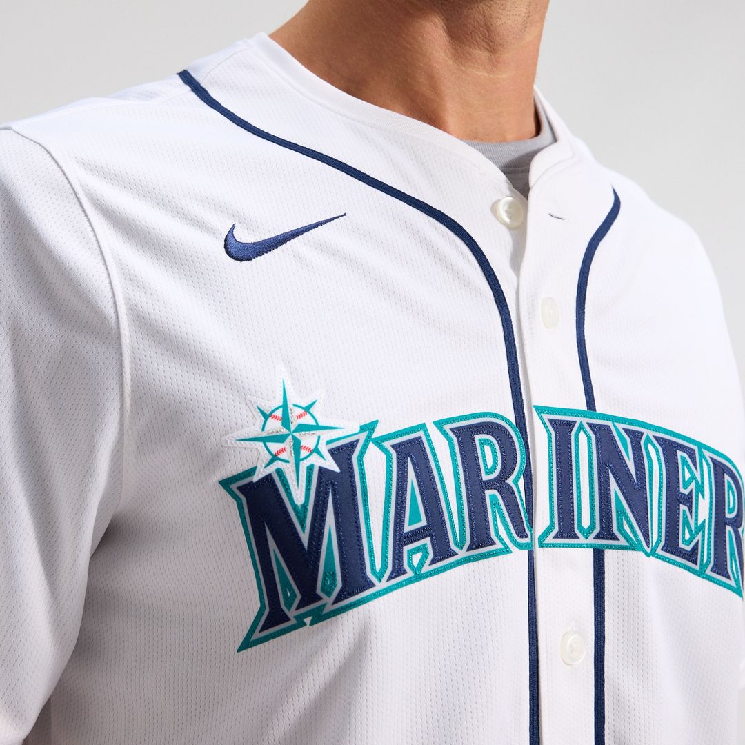 Cal Raleigh Seattle Mariners Nike Home Limited Player Jersey - White