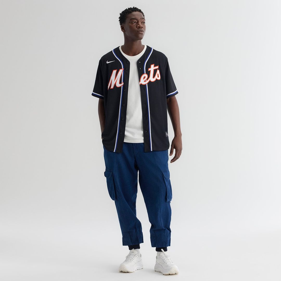 Juan Soto New York Mets Nike Fashion Replica Black Out Jersey