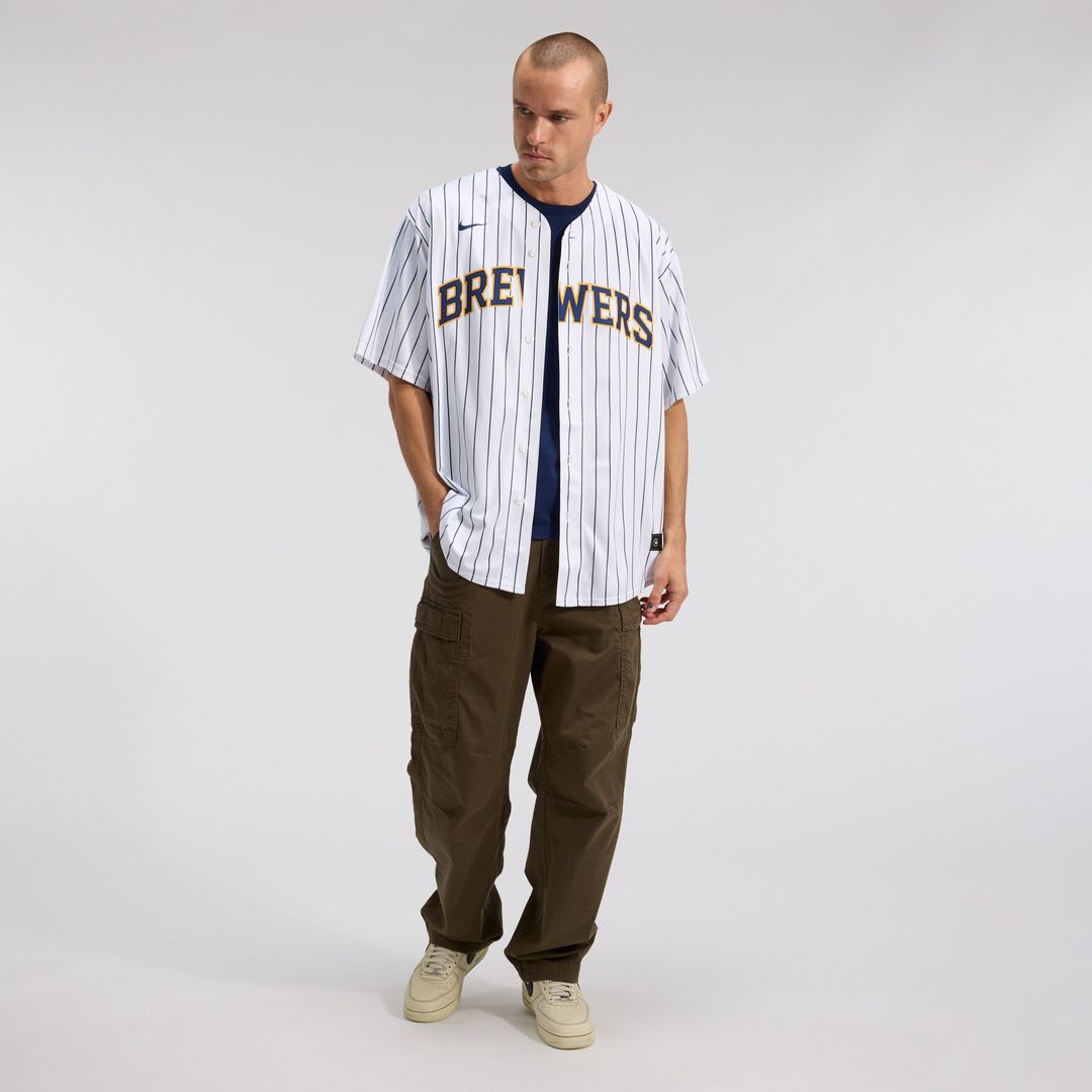 Christian Yelich Milwaukee Brewers Nike Alternate Replica Player Jersey - White