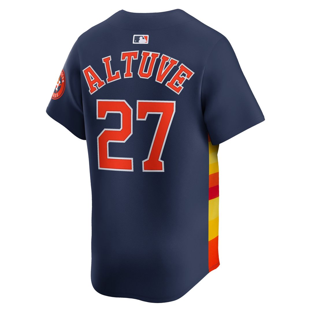 Jose Altuve Houston Astros Nike Alternate Limited Player Jersey - Navy