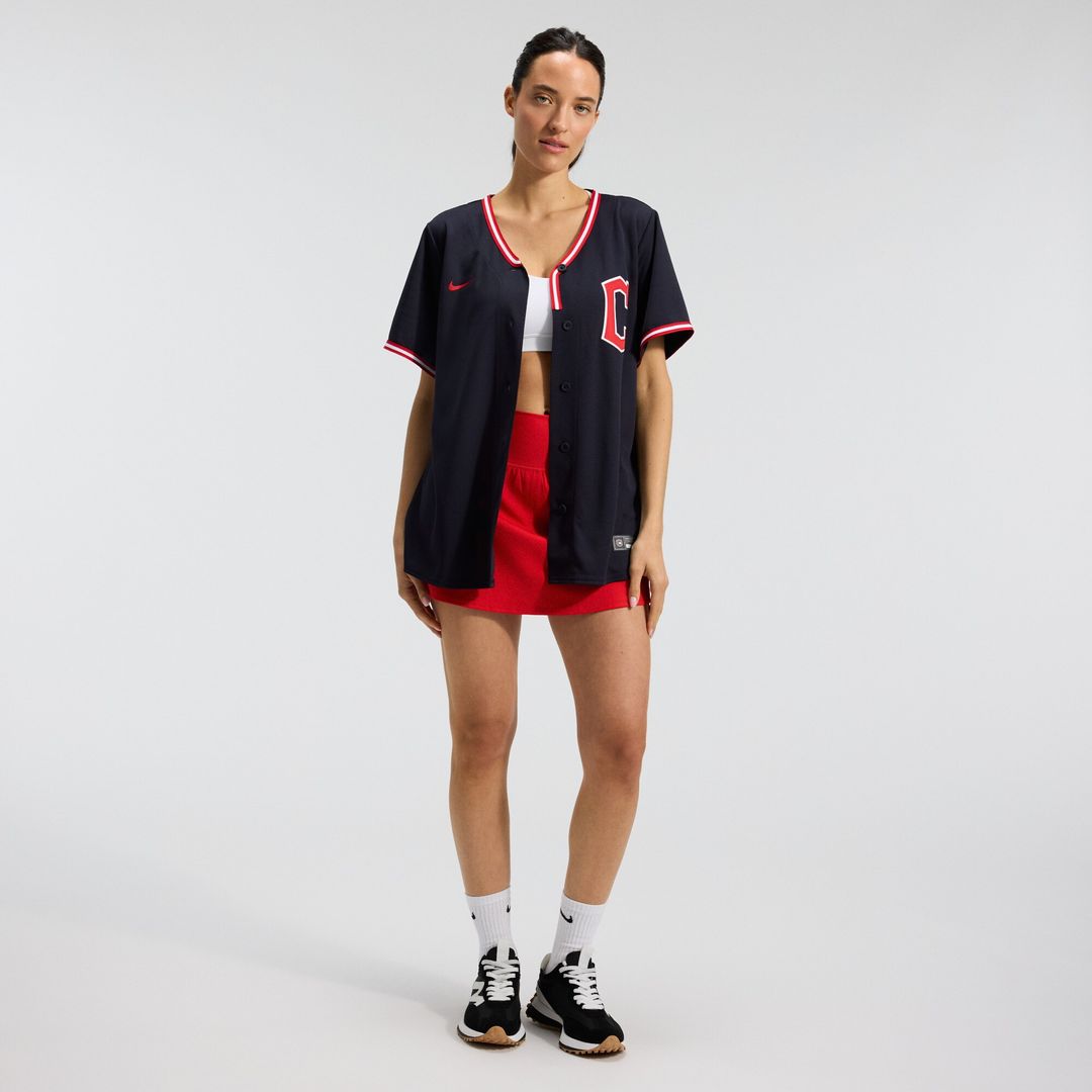 Cleveland Guardians Nike Women's Alternate Replica Jersey - Navy