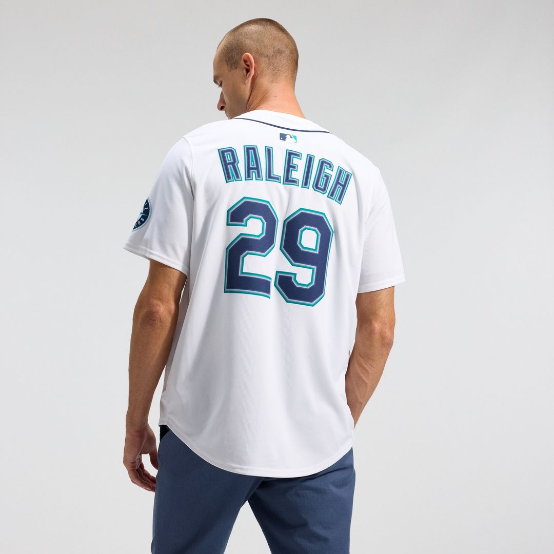 Cal Raleigh Seattle Mariners Nike Home Limited Player Jersey - White