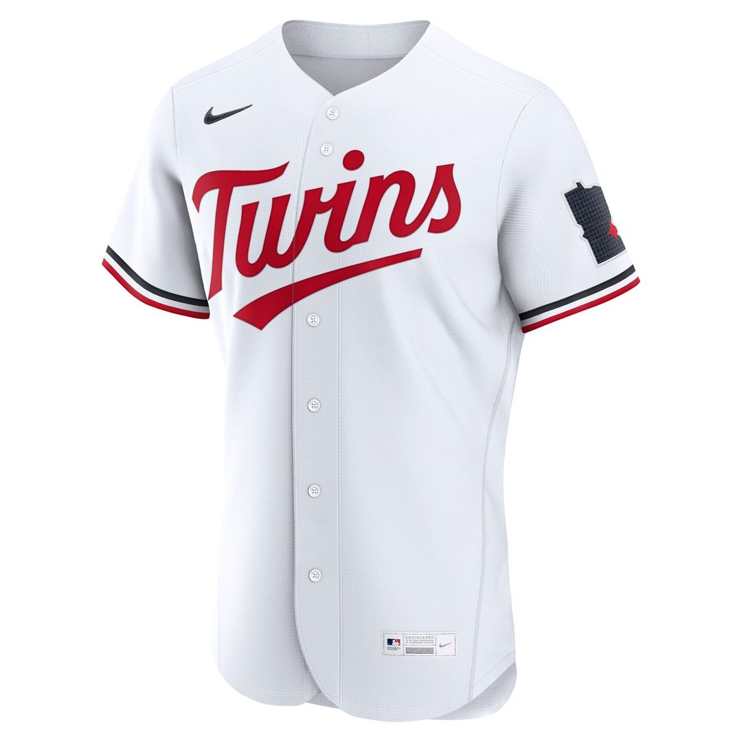 Minnesota Twins Nike Home Authentic Jersey - White