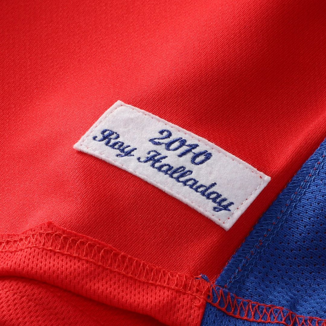 Roy Halladay Philadelphia Phillies Mitchell & Ness Toddler Cooperstown Collection Mesh Batting Practice Jersey - Red