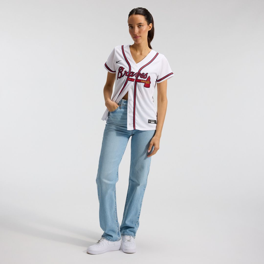 Atlanta Braves Nike Women's Home Replica Team Jersey - White