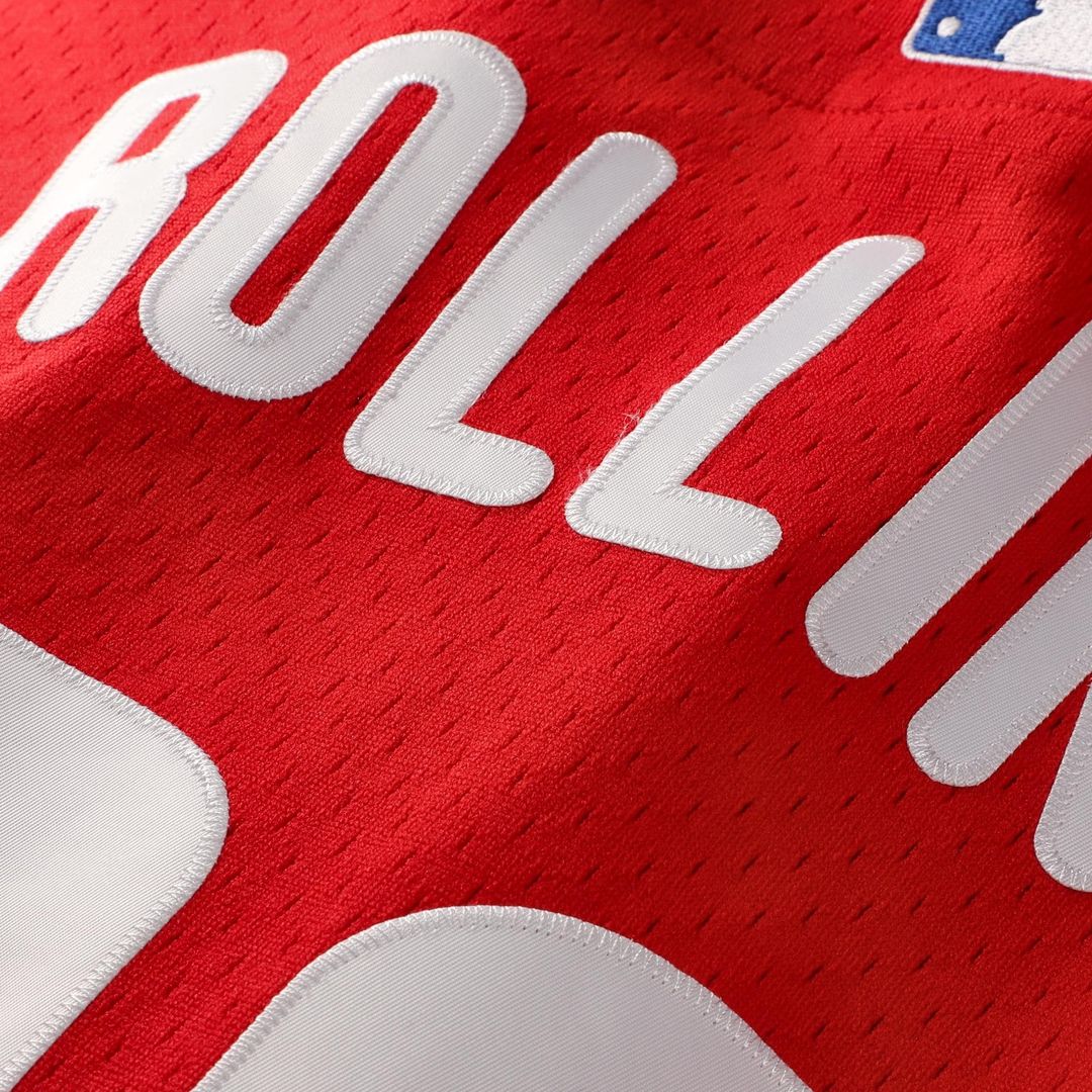 Jimmy Rollins Philadelphia Phillies Mitchell & Ness Cooperstown Mesh Batting Practice Button-Up Jersey - Red
