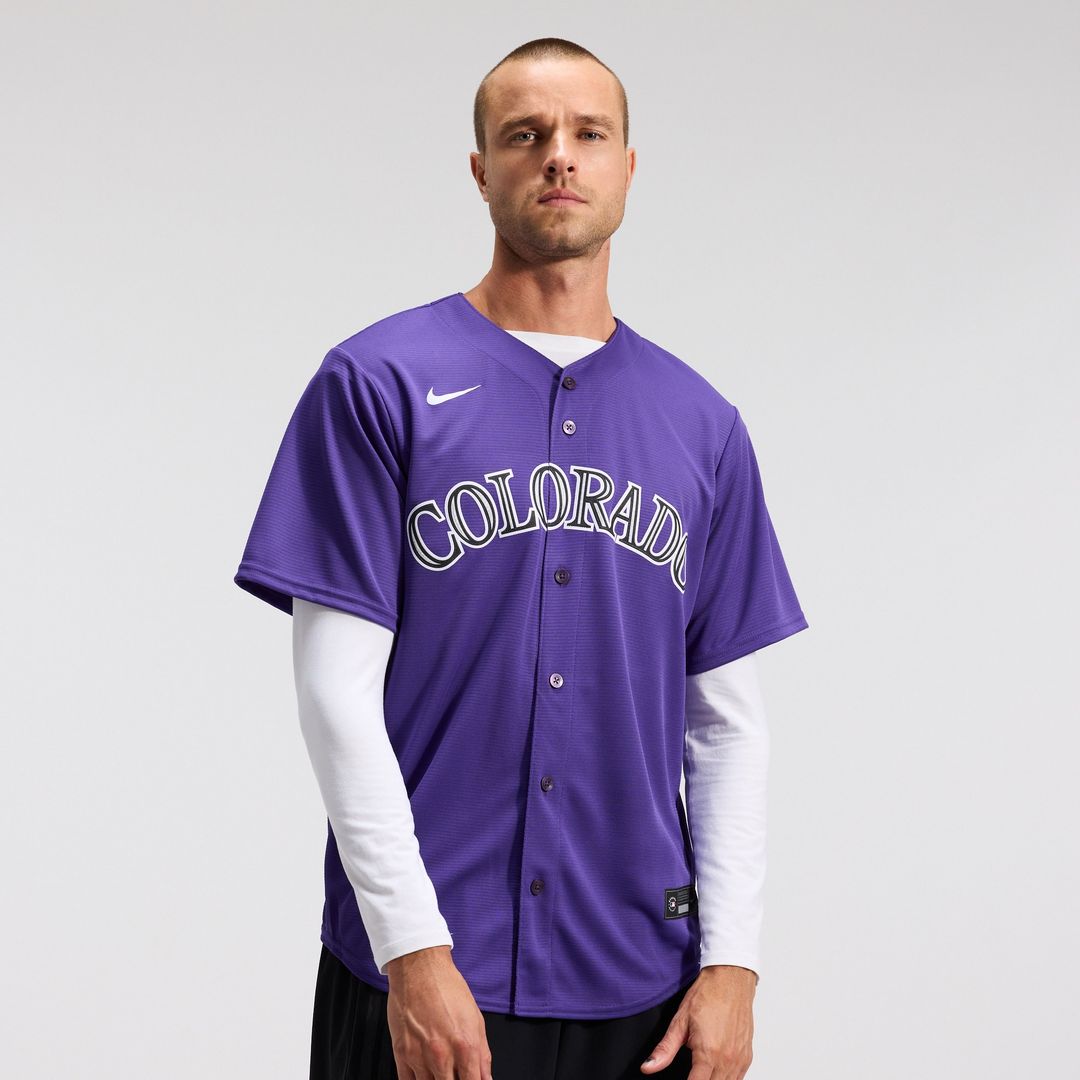Colorado Rockies Nike Alternate Replica Team Jersey - Purple