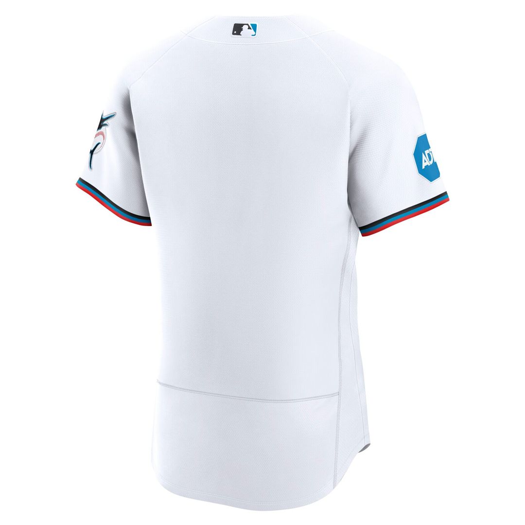 Miami Marlins Nike Home Authentic Jersey - White