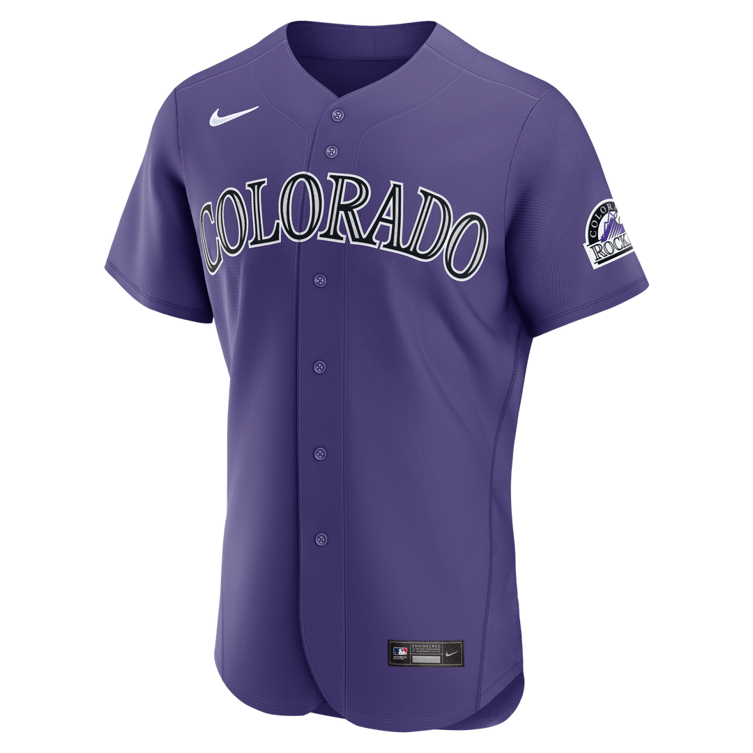 Colorado Rockies Nike Alternate Authentic Jersey - Purple