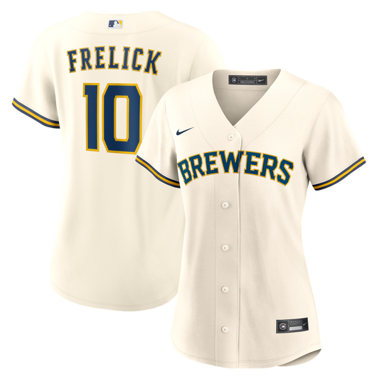 Sal Frelick Milwaukee Brewers Nike Women's Home Replica Jersey - Cream