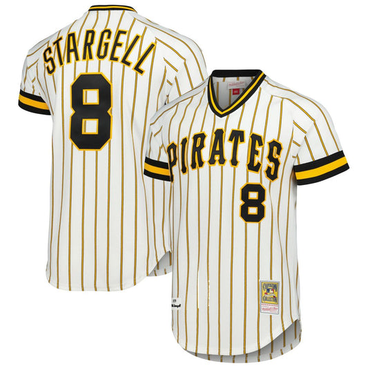 Willie Stargell Pittsburgh Pirates Mitchell & Ness Cooperstown Collection 1979 Authentic Jersey - White