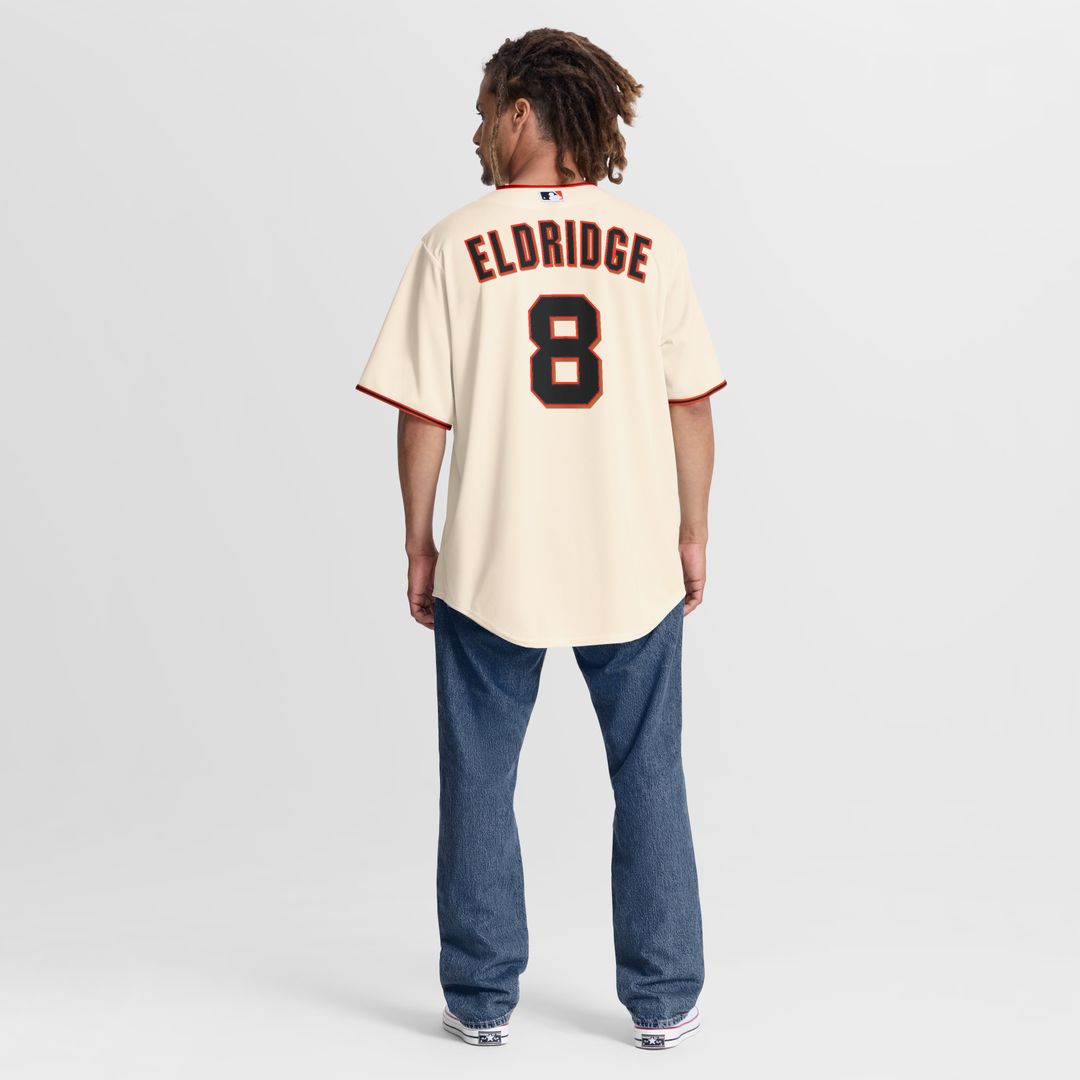 Bryce Eldridge San Francisco Giants Nike Home Replica Jersey - Cream