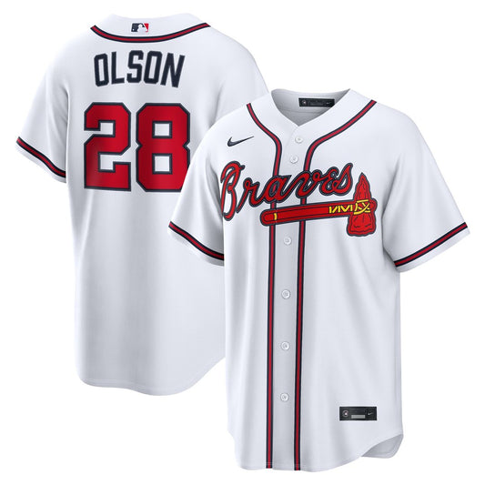 Matt Olson Atlanta Braves Nike Home Replica Jersey - White