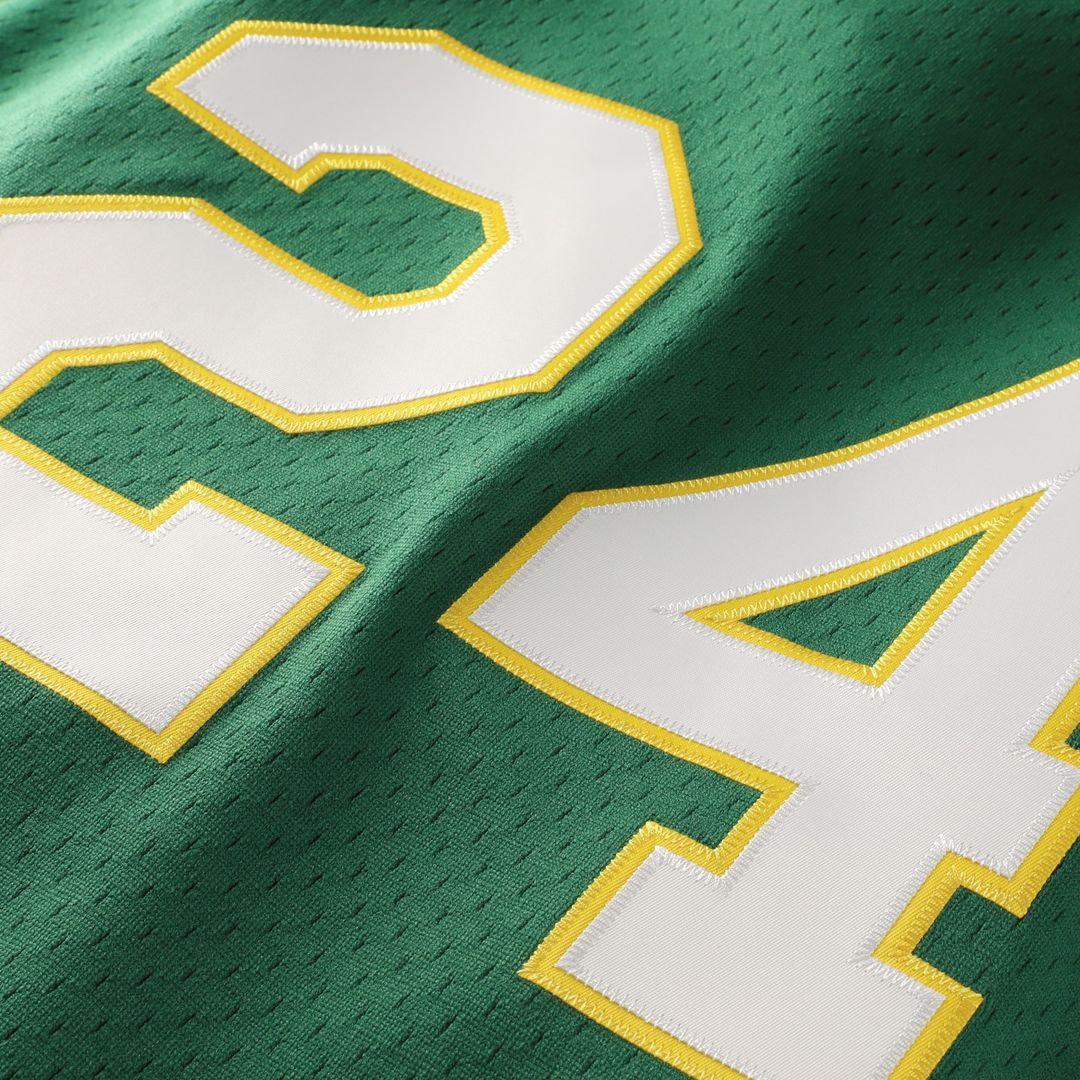 Rickey Henderson Athletics Mitchell & Ness Authentic Batting Practice Jersey - Green
