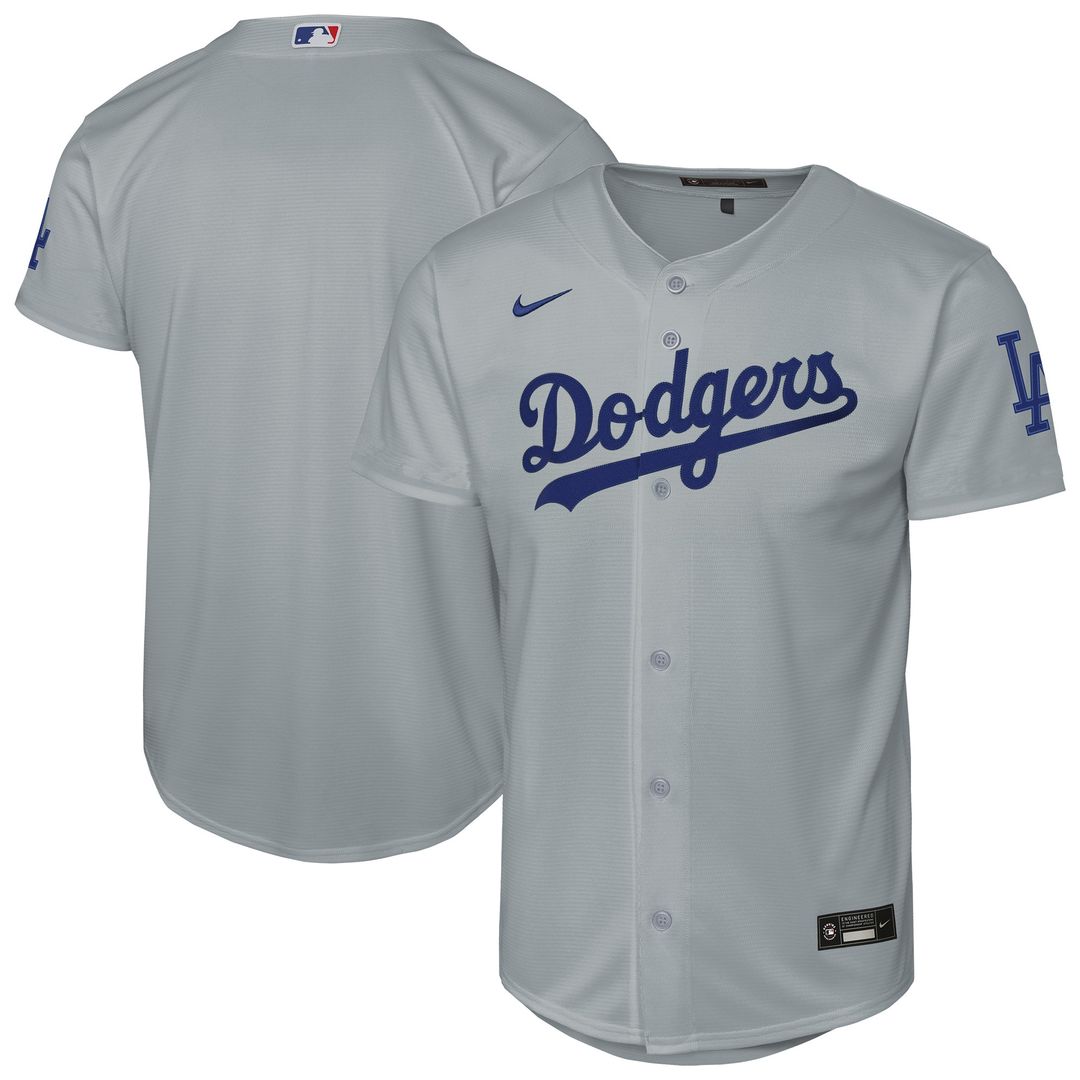 Los Angeles Dodgers Nike Youth Alternate Stadium Jersey - Gray